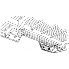 3072343 VAN WEZEL Днище кузова