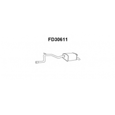 FD30611 VENEPORTE Глушитель выхлопных газов конечный