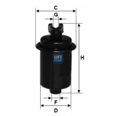 31.631.00 UFI Топливный фильтр