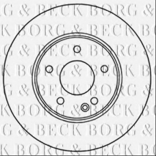 BBD4470 BORG & BECK Тормозной диск