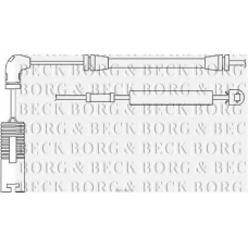BWL3019 BORG & BECK Сигнализатор, износ тормозных колодок