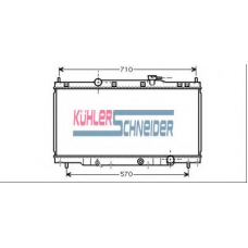 0100371 KUHLER SCHNEIDER Радиатор, охлаждение двигател