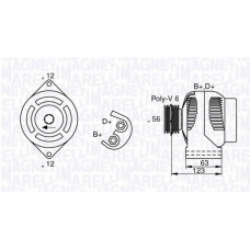 063377026010 MAGNETI MARELLI Генератор