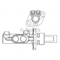 F 026 003 943 BOSCH Главный тормозной цилиндр