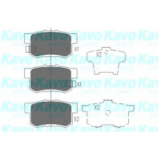 KBP-2008 KAVO PARTS Комплект тормозных колодок, дисковый тормоз