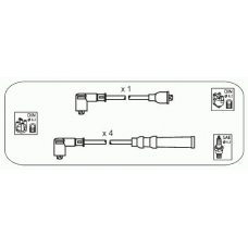 JP320 JANMOR Комплект проводов зажигания