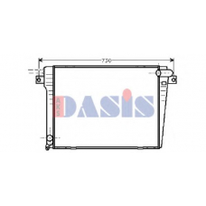 050470N AKS DASIS Радиатор, охлаждение двигателя