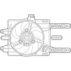 069422014010 MAGNETI MARELLI Вентилятор, охлаждение двигателя