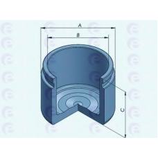 150904-C ERT Поршень, корпус скобы тормоза