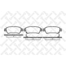 833 000L-SX STELLOX Комплект тормозных колодок, дисковый тормоз