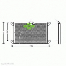 94-5815 KAGER Конденсатор, кондиционер