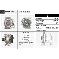 DRB6340 DELCO REMY Генератор