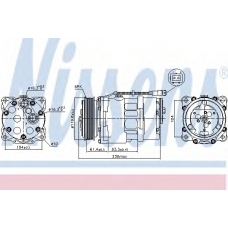 89055 NISSENS Компрессор, кондиционер
