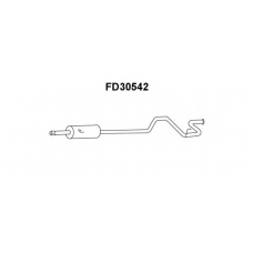 FD30542 VENEPORTE Глушитель выхлопных газов конечный