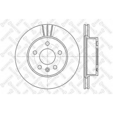 6020-3335V-SX STELLOX Тормозной диск