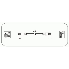 S06.P JANMOR Комплект проводов зажигания
