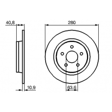 0 986 479 170 BOSCH Тормозной диск