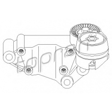 302 165 TOPRAN Натяжитель ремня, клиновой зубча