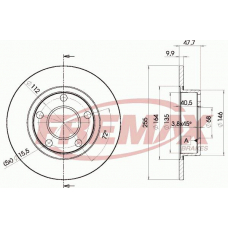 BD-4062 FREMAX Тормозной диск