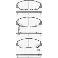 8110 40972 TRISCAN Комплект тормозных колодок, дисковый тормоз