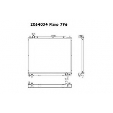 2064034 ORDONEZ Радиатор, охлаждение двигателя