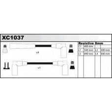 XC1037 QUINTON HAZELL Комплект проводов зажигания