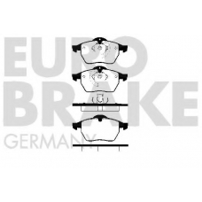 5502223613 EUROBRAKE Комплект тормозных колодок, дисковый тормоз