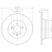 MDK0186 MINTEX Комплект тормозов, дисковый тормозной механизм