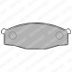 LP1146 DELPHI Комплект тормозных колодок, дисковый тормоз
