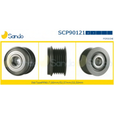 SCP90121.1 SANDO Ременный шкив, генератор