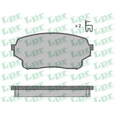 05P1483 LPR Комплект тормозных колодок, дисковый тормоз