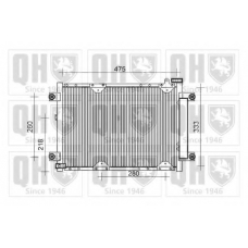 QCN546 QUINTON HAZELL Конденсатор, кондиционер