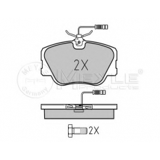 025 209 4119-1/PD MEYLE Комплект тормозных колодок, дисковый тормоз