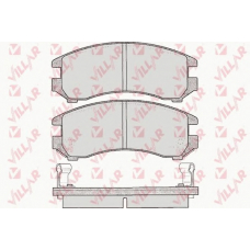 626.0363 VILLAR Комплект тормозных колодок, дисковый тормоз