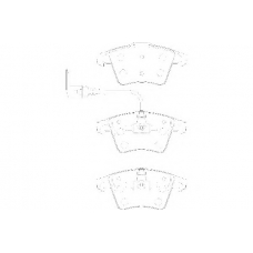 WBP23746B WAGNER LOCKHEED Комплект тормозных колодок, дисковый тормоз