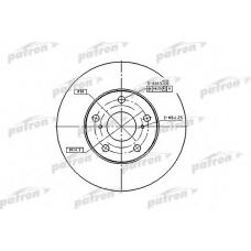 PBD1431 PATRON Тормозной диск