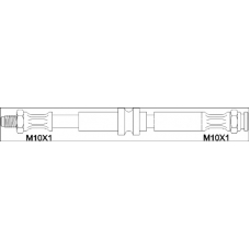 G1901.39 WOKING Тормозной шланг