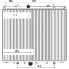 350213893000 MAGNETI MARELLI Радиатор, охлаждение двигателя