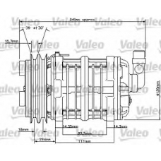 815800 VALEO Компрессор, кондиционер