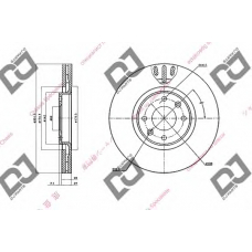 BD1521 DJ PARTS Тормозной диск