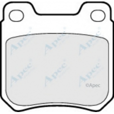 PAD619 APEC Комплект тормозных колодок, дисковый тормоз