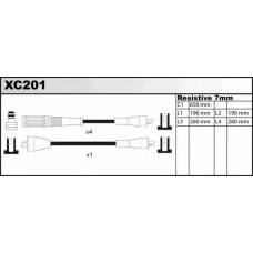 XC201 QUINTON HAZELL Комплект проводов зажигания