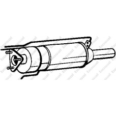 095-205 BOSAL Сажевый / частичный фильтр, система выхлопа ОГ