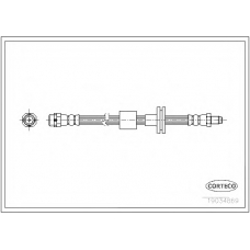 19034869 CORTECO Тормозной шланг
