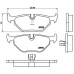 P 06 011 BREMBO Комплект тормозных колодок, дисковый тормоз