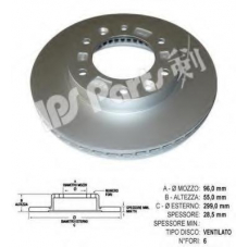 IBT-1K18 IPS Parts Тормозной диск