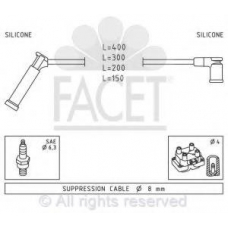 4.9913 FACET Ккомплект проводов зажигания