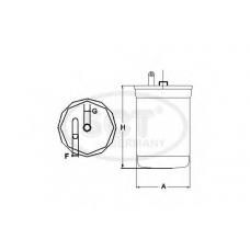 ST 6061 SCT Топливный фильтр