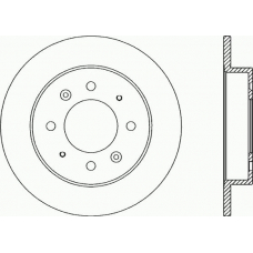 BDA2047.10 OPEN PARTS Тормозной диск