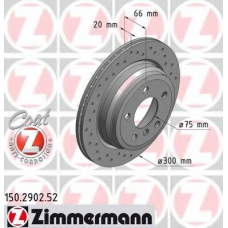 150.2902.52 ZIMMERMANN Тормозной диск